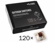 Glorious Gateron Brown Switches, 120 ks