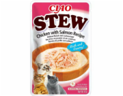 INABA Ciao Stew Chicken & Salmon - pamlsek pro kočky - 40g