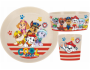 Dětská jídelní souprava Koziol CONNECT PAW PATROL z organického materiálu