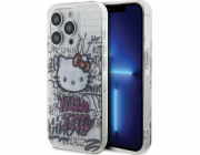 Sourcing Hello Kitty HKHCP13XHDGPHT iPhone 13 Pro Max 6.7 bílý/bílý pevný obal IML Kitty On Bricks Graffiti