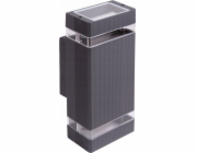 ECOLIGHT2 Eco Light nástěnné svítidlo OE-3S EC79035 venkovní nástěnné svítidlo zahradní nástěnné svítidlo IP54 2X35W GU10 230V antracit