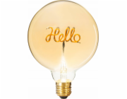 Dekorativní žárovka Atmosphera HELLO, LED, jantarová