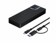 SSD Enclosure MOKiN USB4 40Gbps M.2 NVMe (black)