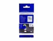 PRINTLINE kompatibilní páska s Brother HSe-621, 9mm, černý tisk/ žlutý podklad, bužírka