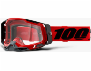 100% RACECRAFT 2 ČERVENÉ (Čistý zorník proti zamlžování, LT 88%-92% + 10 smyků)