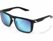 100% Brýle 100% RENSHAW Matte Black - HiPER Blue Multilayer Mirror Lens (Blue Multilayer Mirror Lens, LT 15%) (NOVINKA)