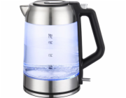 Umělecká rychlovarná konvice HanksAir skleněná rychlovarná konvice, osvětlená, 1,7L