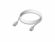 Ubiquiti UACC-Cable-Patch-EL-3M-W síťový kabel Průsvitné, Bílá Cat6