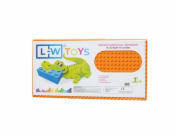 L-W Toys Podložka na stavění - JUNIOR 16x32 bodů oranžová