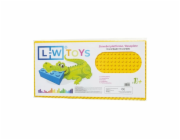 L-W Toys Podložka na stavění - JUNIOR 16x32 bodů žlutá