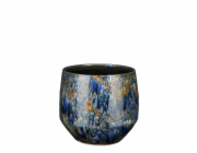 Hrnec Mica Harris 1138243, keramika, V 20 cm, modrý