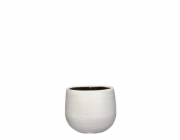 Hrnec Mica Gabriel 1043076, keramika, H 16 cm, bílý