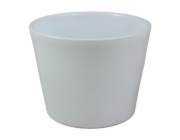 Hrnec Domoletti 44012/007, keramika, O 11,5 cm, bílý