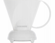 Clever  Dripper - Kávovar L 500ml bílý + 100 filtrů