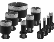 Dedra VB diamantová korunka sada 6,8,10,12,20,28,35,40,45,68mm