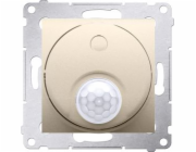 Kontakt-Simon Switch s pohybovým senzorem 20 - 500W matně zlatá (DCR10T.01/44)