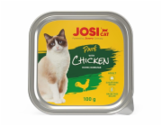 Mokré krmivo pro kočky JosiCat, kuře, 0,1 kg