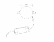 Vestavné svítidlo Domoletti FRAMELESS, 10W, 4000°K, LED