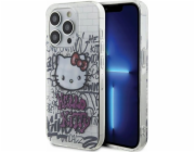 Sourcing Hello Kitty HKHCP15LHDGPHT iPhone 15 Pro 6.1 bílý/bílý pevný obal IML Kitty On Bricks Graffiti