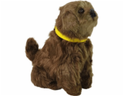 Interaktivní plyšový pes LeanToys štěká a hýbe ocasem