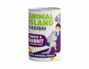 ANIMAL ISLAND Everyday Turkey and rabbit - mokré krmivo pro kočky - 400g