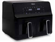Fritéza Tristar Tristar bez tuku | Dvoukošová vzduchová fritéza | FR-9040 | Výkon 2700 W | Kapacita 8 L | Černý