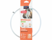 ZOLUX Bivouak LED Silikonový transparentní modrý - obojek pro psa - 30-60 cm