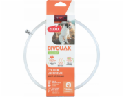 ZOLUX Bivouak LED Silikonový transparentní červený - obojek pro psa - 30-60 cm