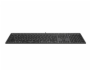 A4tech Klávesnice FX60, Podsvícená bílá, USB, CZ, šedá