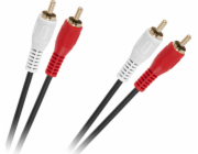RCA (Cinch) x2 - RCA (Cinch) x2 kabel 1,5 m černý (KPO2613-1,5)