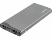 Přenosná nabíječka 4smarts VoltHub Pro, 10000 mAh, šedá