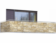 Maximex Balcony potah s dekorativním motivem kamene - 500 x 85 cm