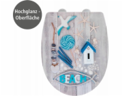 Wenko bidetové sedátko ABATTANT BEACH WC sedátko lakované, Termoplast, Wenko