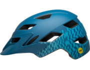 Juniorská přilba Bell  SIDETRACK Velikost přilby: Univerzální (50-57 cm),  Wavy Checks Matte Blue