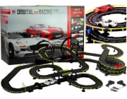 LeanToys Závodní dráha 2 Ovladače aut Slot Auta 1:43