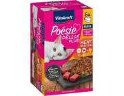VITAKRAFT POESIE DELICE PLUS Kuřecí a hovězí - mokré krmivo pro kočky - 6x85g