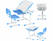Mozos Dětský psací stůl a nastavitelná židle (DC-SET-BLUE)