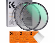 Kf sada filtrů 2v1 černé difúzní filtry 1/4 a 1/8 K&f Concept pro 82mm / Sku.1717v1
