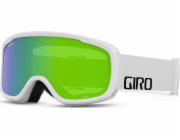 Zimní brýle Giro  CRUZ WHITE WORDMARK (barevné zrcadlové sklo LODEN GREEN 26% S2) (NOVINKA 2023/2024)