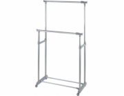 Wenko Twin Bars ramínko na šaty 65-163 x 98-168 cm chromovaná nerezová ocel
