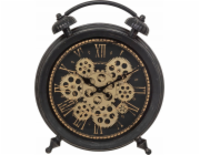 Atmosphera Clock na komodě, viditelný mechanismus, vintage, 35,6 cm