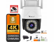 ORLLO IP kamera ORLLO Z17 PRO 4K IP kamera, externí otočná GSM na SIM kartu