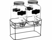 Secret de Gourmet Dvojitý dávkovač nápojů na stojánku, 4L x 2 kusy v ceně