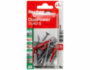 Pin Fischer DuoPower, 40 mm x 8 mm, 8 ks.