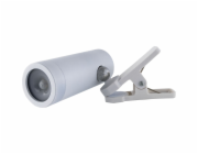 REV LED Akku Clip Leuchte mit Schalter, weiß        2014100300