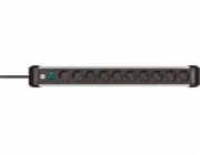Brennenstuhl Napájecí kabel Brennenstuhl 1391030000 Rozbočovač 3 m 10 x Napájecí zásuvka Indoor Černá, Stříbrná