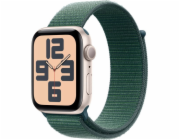 Chytré hodinky Apple Watch SE Gen.2 GPS 40 mm Starlight Alu Sport Loop, zelené (MXEH3)