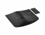 HP 960 Black Ergonomic Wireless Keyboard - bezdrátová ergonomická klávesnice CZ/SK