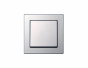 Křížový vypínač LIREGUS EPSILON, barva metalíza