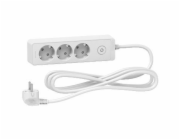Domácí prodlužovací kabel SCHNEIDER, 3 místa, 1,5m